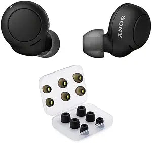 Sony WF-C500B_K1 Wireless Bluetooth Earbuds Black Bundle