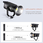 WLSYX Bi-Color COB Continuous Video Light with Remote