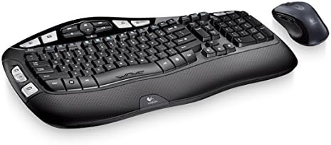Logitech MK550 Wireless Wave Keyboard and Laser Mouse Combo