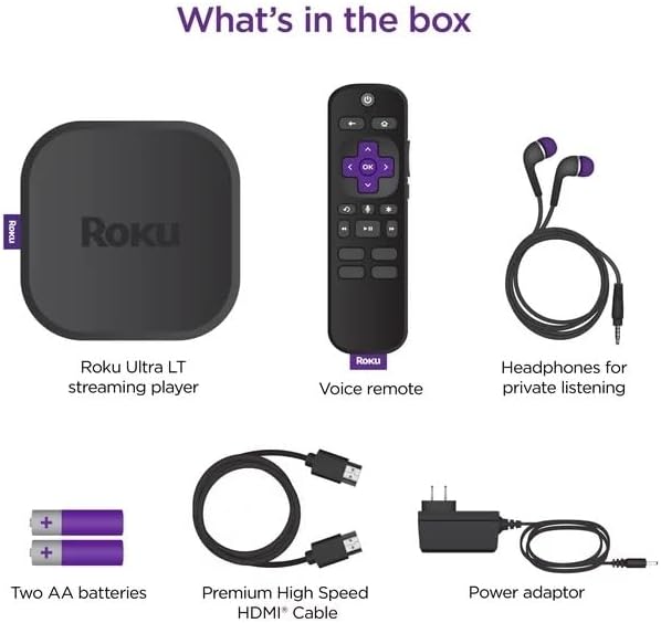 Roku Ultra LT Streaming Device 4K HDR