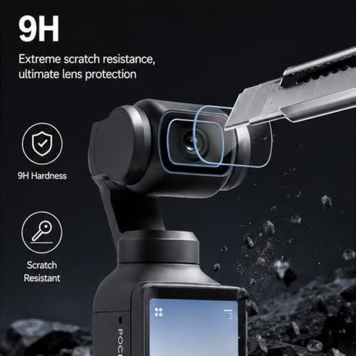 YUSYAIE Tempered Glass Screen Protector for DJI Osmo Pocket 4/3 — main product image