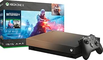 Microsoft 889842333312 Xbox One X 1TB Battlefield V Bundle