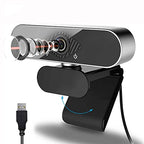 DDYYDS 1080p Plug-and-Play Webcam with Autofocus and Microphone