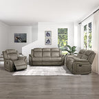 Lexicon 194840153900 Perm Reclining Living Room Set Sandy Brown