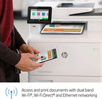 HP Laserjet Pro M479fdw Wireless Color Laser Printer, All-in-One