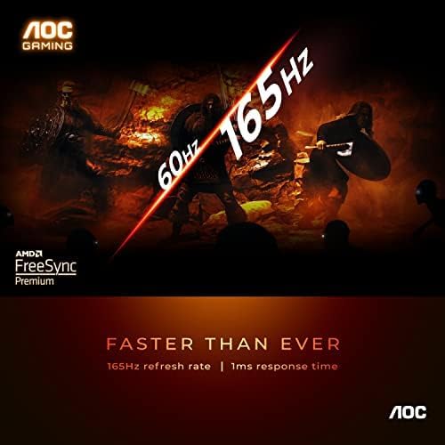 AOC C32G2 32-Inch 165Hz Curved Gaming Monitor