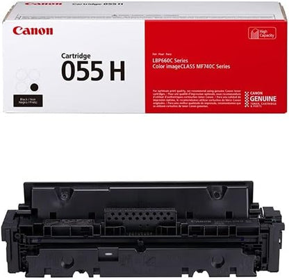 Canon 055 HYK, C,M,Y Toner Cartridge 4-Pack Black Cyan Magenta Yellow
