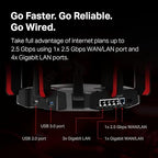 TP-Link AX6600 Archer GX90 WiFi 6 Gaming Router (Renewed)