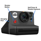 Polaroid Gen 2 Now I-Type Instant Camera Black Bundle