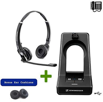 Sennheiser SD PRO2 Cordless Deskphone Headset Duo PC/Phone