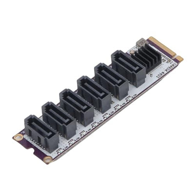 Generic 6-Port SATA Storage Expansion Card for NAS