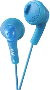JVC HAF160A Gumy Blue Earbud Headphones — main product image