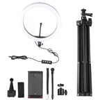 BSTiltion 12-Inch Dimmable LED Ring Light with Tripod Stand