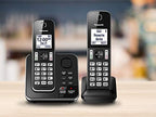 Panasonic KX-TGD392B DECT 6.0 2-Handset Landline Phone (Renewed)