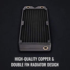 Thermaltake CL-W281-CU00BL-A Pacific CLD240 Copper Radiator