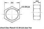 QSC QSC 1/2 X 1/2-20 Chromoly 4-Link Rod End Kit