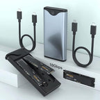 Raxmolo Dual-Bay M.2 NVMe and SATA SSD Enclosure