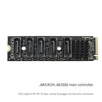 JIAPIKA JMB585 PCIe NVMe to Five-Port SATA 3.0 Adapter Card