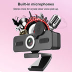 DDYYDS Plug-and-Play Webcam with Built-In Privacy Cover
