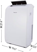Hisense AP0722CW1W 7000 BTU Portable Air Conditioner (Renewed)