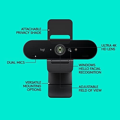 Logitech 960-001419 Brio PRO X 4K Webcam