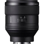Sony SEL85F14GM 85mm f/1.4 GM Lens Bundle (Renewed)