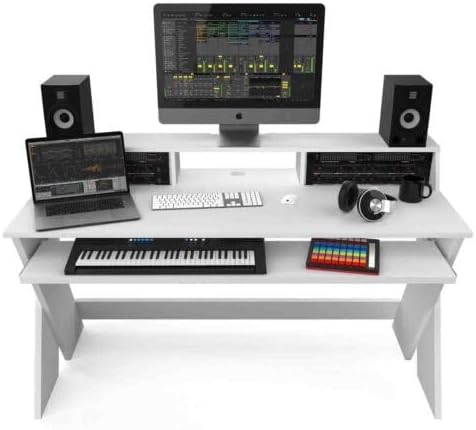 Glorious AMS-SOUND-DESK-PRO-WHT Sound Desk Pro White Studio Workstation