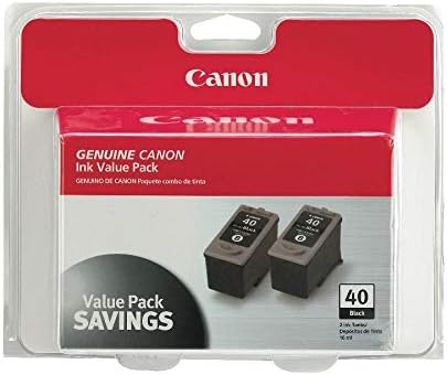 Canon 0615B013 PG-40 Black Twin Pack Ink Cartridge