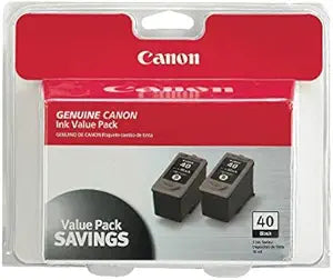 Canon PG-40 Black Ink Cartridge Twin Pack Compatible