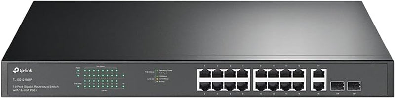 TP-Link TL-SG1218MP 16 Port Gigabit PoE Switch — main product image