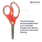 Westcott 55844 Kids' Safety Scissors 5-Inch Blunt Tip 10-Pack