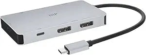 Monoprice 144116 Dual 4K DisplayPort Docking Station 100W PD