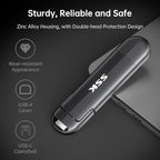 SSK 256GB Dual USB-C and USB-A Portable External SSD Drive
