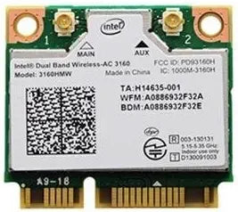 Intel Intel3160.HMWWB.R WiFi Wireless-AC 3160 HMC