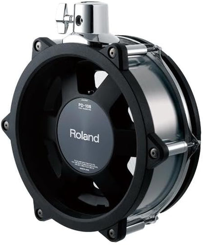 Roland PD-108-BC 10" V-Drum Pad - Black Chrome