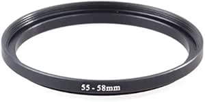 Neewer 10005106@@ 55mm-58mm Step Up Ring Filter Adapter — main product image