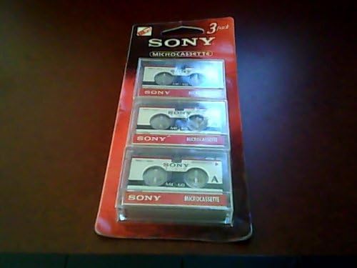 Sony Sony Electronics, Inc. Sony Microcassette 3-Pack 60 Minute Tapes