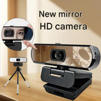 JIAPIKA Autofocus USB Webcam with Foldable Clip-On Mount