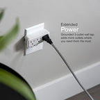 GE 52203 3-Outlet Extender Wall Tap Adapter