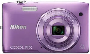 Nikon COOLPIX S3500 Purple Compact Digital Camera — main product image