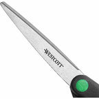 Westcott 41418 KleenEarth 8-Inch Recycled Stainless Steel Scissors