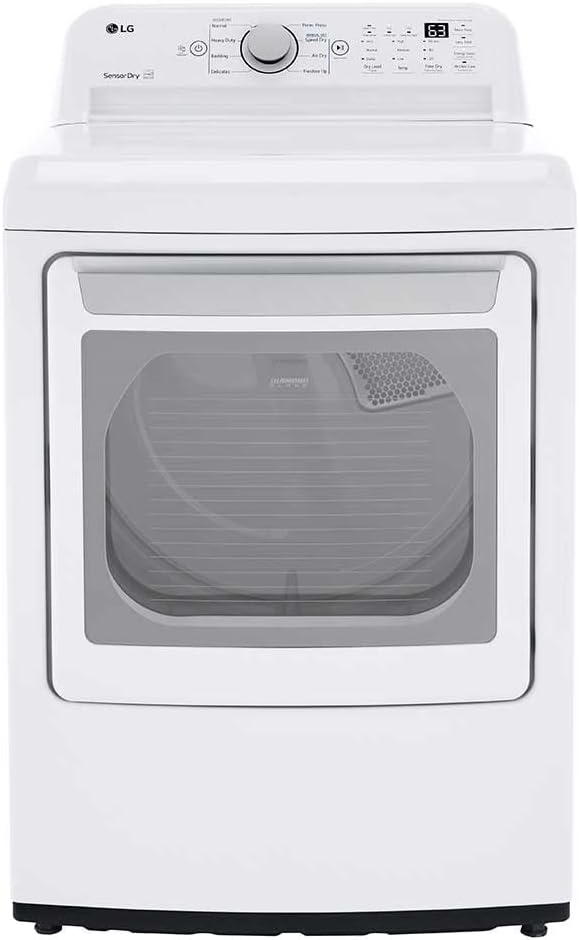 LG DLG7151W 7.3 cu. ft. Ultra Large Capacity Gas Dryer — main product image