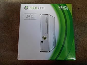 Microsoft 1439 Xbox 360 S White 4GB Console