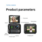 NKVADZBSFEP 1080P Palm-Sized Wearable Mini Action Camera