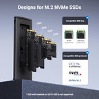 UGREEN Tool-Free USB-C 10Gbps M.2 NVMe SSD Enclosure