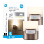 GE 46474 LED Motion Sensor Night Light 2-Pack