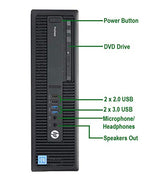 HP 600 G1 SFF Desktop i5-4570 16GB SSD GTX 1030 Renewed