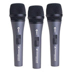 Sennheiser 507359 E 835-S Vocal Microphone 3-Pack