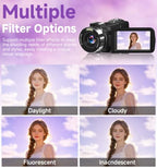 SMARTKLIK 4K Ultra HD Vlogging Camcorder with Night Vision