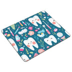 Cute Tooth Fairy Dental-Themed Desk Mouse Pad with Non-Slip Base